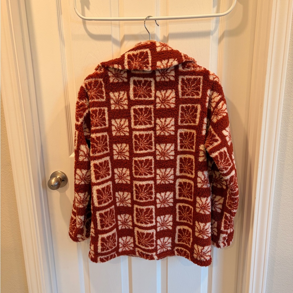 Billabong Patterned Teddy Bear Button-Up Shacket - Picture 4 of 4